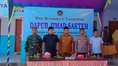 Program MBG Dapur Jimad Sakteh, Yayasan Rumah Juang Garuda Emas diresmikan Wabup Sampang